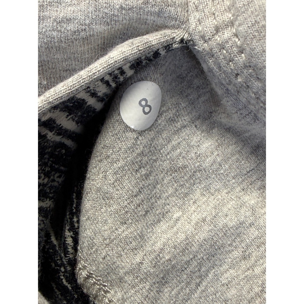 Lululemon Savasana Wrap‎ Jacket Womens 8 Heather Gray Lined Funnel Neck Athletic - Picture 6 of 13